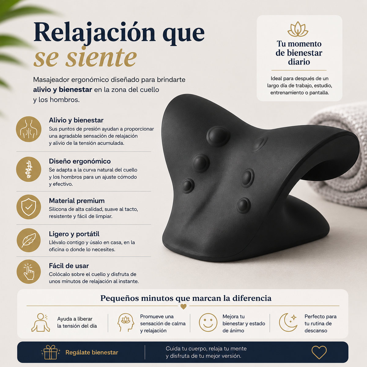 Relaja tu cuello y hombros